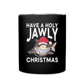 Hai Geschenk Hai Liebhaber - Tasse einfarbig - Schwarz - Vorne