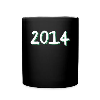 Anniversaire 2014 - Mug uni - noir - Devant