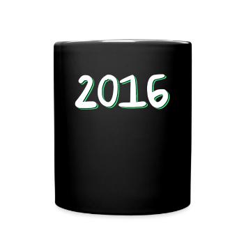 Anniversaire 2016 - Mug uni - noir - Devant