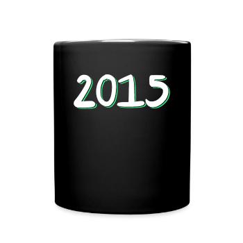 Anniversaire 2015 - Mug uni - noir - Devant