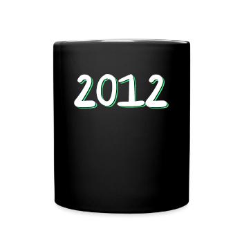 Anniversaire 2012 - Mug uni - noir - Devant