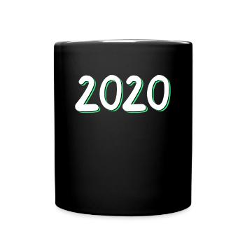 Anniversaire 2020 - Mug uni - noir - Devant