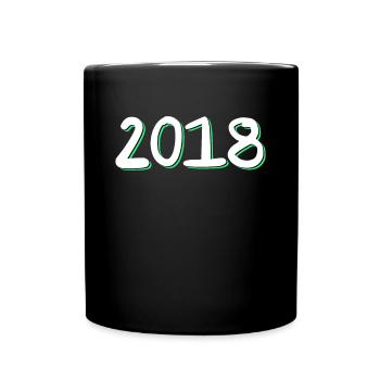 Anniversaire 2018 - Mug uni - noir - Devant
