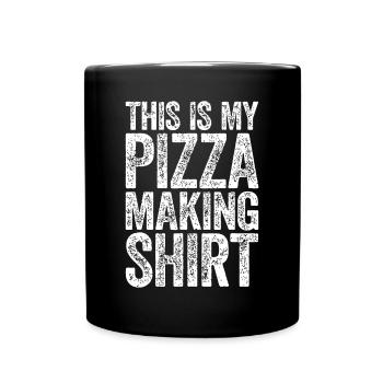 This Is My Pizza Making idea Food Loverthis is my - Full Colour Mug - black - Front