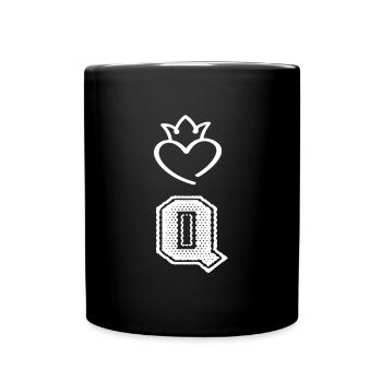 Queen - Tasse einfarbig - Schwarz - Vorne