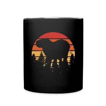 Capybara Animal Rodent Capibara - Full Colour Mug - black - Front