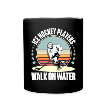 Eishockey - Full Colour Mug - black - Front