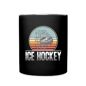 Eishockey - Full Colour Mug - black - Front