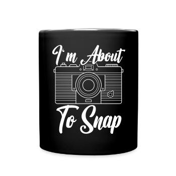 Je suis sur le point de prendre des photos Photographe d’appareil photo - Mug uni - noir - Devant