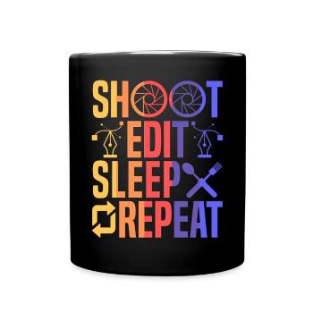 Photographie Caméra Image Photographe - Mug uni - noir - Devant