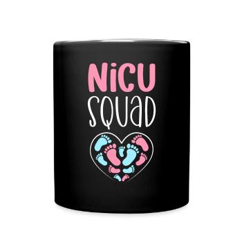 NICU squad. Pediatrician - Full Colour Mug - black - Front