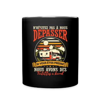 Cadeaux Camping-Car Camping - Mug uni - noir - Devant