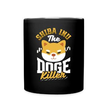 Shiba Inu The Doge Killer Cryptocurrency Trading - Tasse einfarbig - Schwarz - Vorne