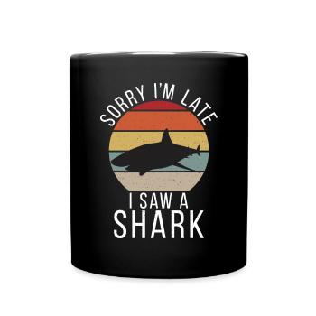 Cadeau de requin Amoureux des requins - Mug uni - noir - Devant