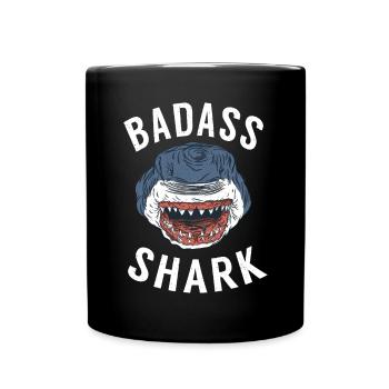 Cadeau de requin Amoureux des requins - Mug uni - noir - Devant