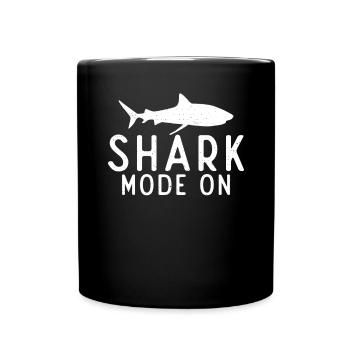 Shark Gift Shark Lover - Full Colour Mug - black - Front