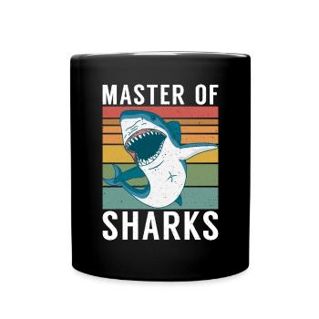 Shark Gift Shark Lover - Full Colour Mug - black - Front