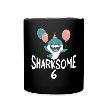 Cadeau de requin Amoureux des requins - Mug uni - noir - Devant