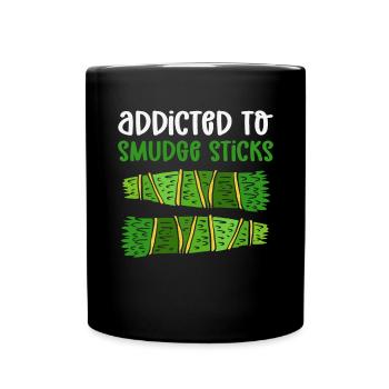 Accro aux bâtons de saleté. Guérison des - Mug uni - noir - Devant