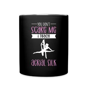 Tu ne me fais pas peur. J’enseigne - Mug uni - noir - Devant