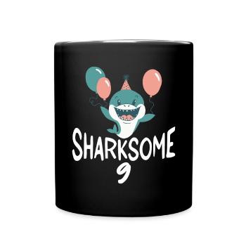 Shark Gift Shark Lover - Full Colour Mug - black - Front