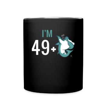 Hai Geschenk Hai Liebhaber - Tasse einfarbig - Schwarz - Vorne