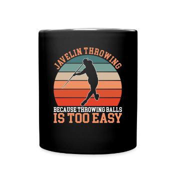 Javelin Throwing Javelin Throw - Full Colour Mug - black - Front