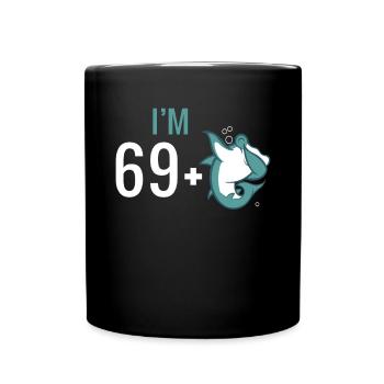 Shark Gift Shark Lover - Full Colour Mug - black - Front