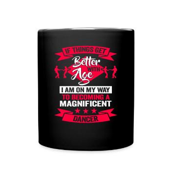 Danseur Danseur Anniversaire Chorégraphe École de danse - Mug uni - noir - Devant