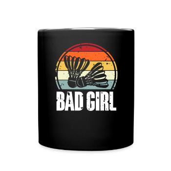 Badminton - Mug uni - noir - Devant
