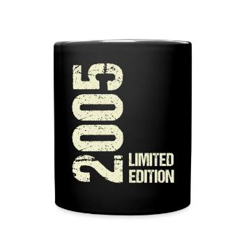 18th anniversary 18 years retro vintage 2005 - Full Colour Mug - black - Front