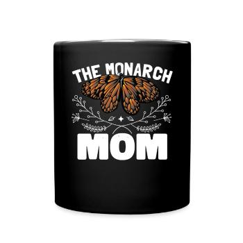Monarque Papillon Maman - Mug uni - noir - Devant