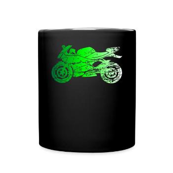 Motorcyclist Motorcyclist Gift - Full Colour Mug - black - Front