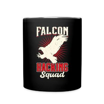 Falcon Hacking Squad - Fauconnerie - Mug uni - noir - Devant
