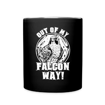 Out Of My Falcon Way - Fauconnerie - Mug uni - noir - Devant