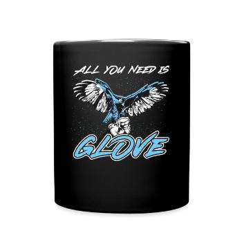 All You Need Is Glove - Falconry - Tasse einfarbig - Schwarz - Vorne