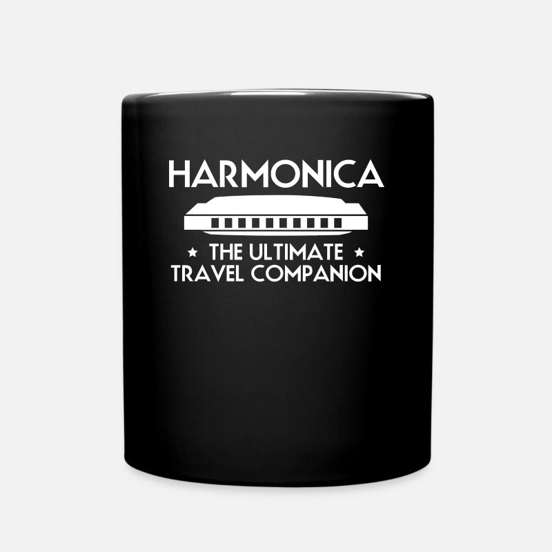 Harmonica Harmonica Slogan Chemise - Mug uni - noir