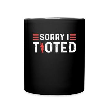Sorry I tooted. Scotland - Full Colour Mug - black - Front