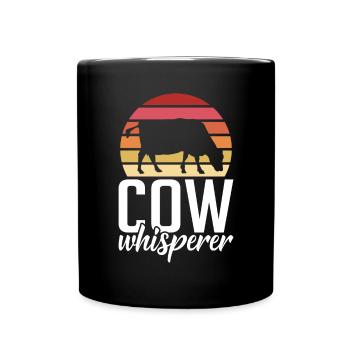 Cow Gift Cow Lover Farmer Gift - Mug uni - noir - Devant