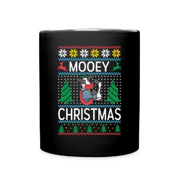 Cow Gift Cow Lover Farmer Gift - Full Colour Mug - black - Front