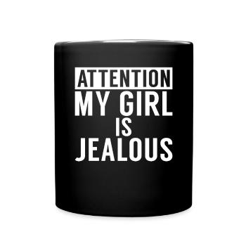 Cow Gift Cow Lover Farmer Gift - Full Colour Mug - black - Front