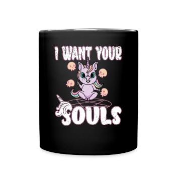 Satan Belzébuth Diable Gothique Pentagramme Mystique - Mug uni - noir - Devant