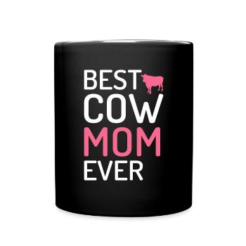 Cow Gift Cow Lover Farmer Gift - Mug uni - noir - Devant