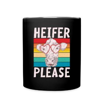 Cow Gift Cow Lover Farmer Gift - Mug uni - noir - Devant