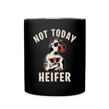 Cow Gift Cow Lover Farmer Gift - Full Colour Mug - black - Front