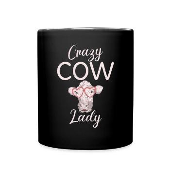 Cow Gift Cow Lover Farmer Gift - Mug uni - noir - Devant