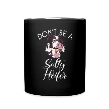 Cow Gift Cow Lover Farmer Gift - Full Colour Mug - black - Front