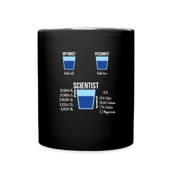Drôle de physique Physicien Professeur de sciences - Mug uni - noir - Devant