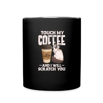 Coffee Caffeine Espresso Barista Gift - Full Colour Mug - black - Front