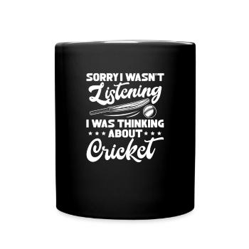 Cricket - Tasse einfarbig - Schwarz - Vorne